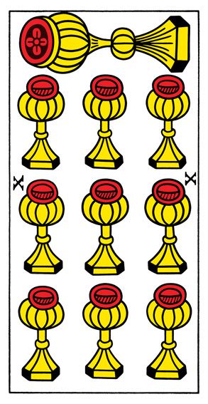 Ý nghĩa chi tiết của lá bài 10 cups trong bộ ẩn phụ Tarot kèm Keyword dễ nhớ.