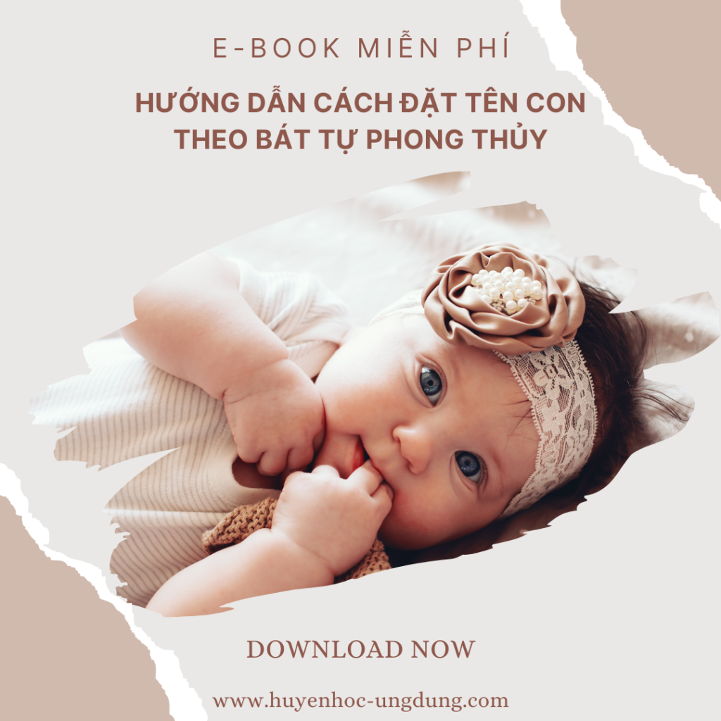 E- Book miễn phí - hướng dẫn cách đặt tên con theo bát tự phong thủy
